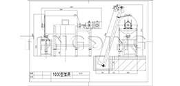 Secador rotativo de tres cilindros